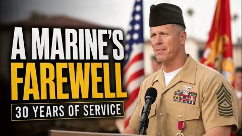 Sergeant Major Robert K. Lusk Retires After 30 Years of Marine Corps Service