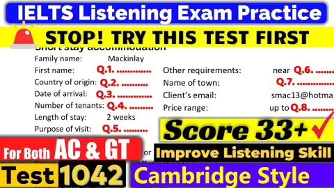 IELTS Listening Practice Test with Answers for Real Exam Preparation