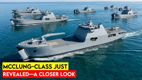 US Marine Corps Unveils New McClung-Class Landing Ship Design
