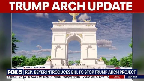 Congressman Introduces Bill to Block Trump's Proposed National Mall Arch