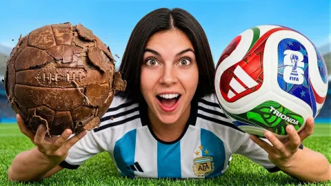 Vintage vs Modern Footballs Put to the Test in Fun World Cup Challenges
