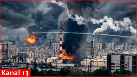 Russian Air Defense Misfire Strikes Moscow Oil Refinery Amid Drone Attacks