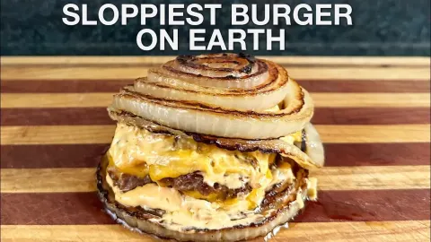 How to Make a Sloppy Onion Smash Burger the Flying Dutchman Style