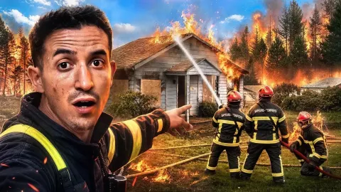 Inside France's Largest Wildfire Firefighters Risk Toxic Smoke to Save Forest