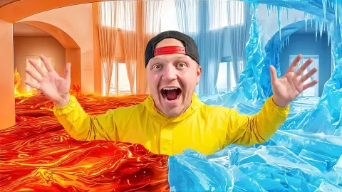 Filling a House With Lava and Ice Leads to an Epic Disaster