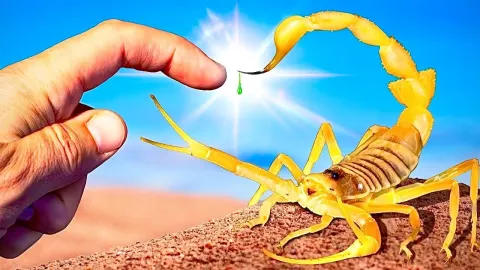 Hunting the Arabian Deathstalker Scorpion in Dubai's Remote Desert