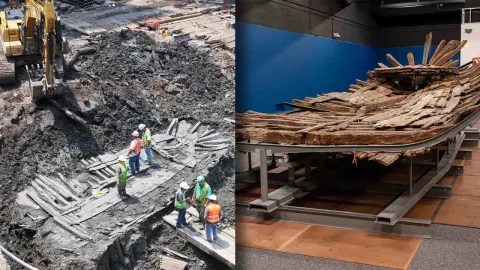 Revolutionary War Gunboat Discovered Beneath World Trade Center Offers Rare Glimpse Into America