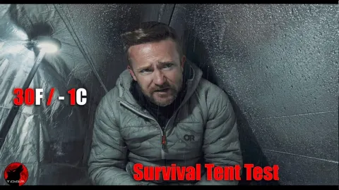 Testing an Emergency Mylar Tent in Freezing Conditions: Can It Keep You Alive?