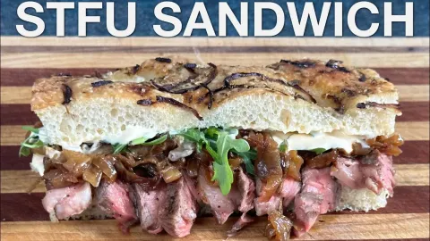 How to Make the STFU Sandwich with Steak and Caramelized Onions
