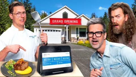 Rhett and Link's Home Transformed Into a Secret Restaurant for a Six Course Tasting Menu