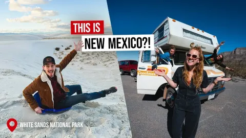 Sand Sledding at White Sands National Park and a Painful Tailbone Injury