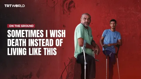 A Palestinian Father Lost His Leg and His Son Was Imprisoned After War Injuries