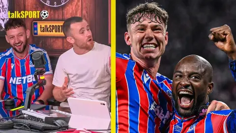 Crystal Palace Fans Celebrate Historic Conference League Victory at Sports Bar