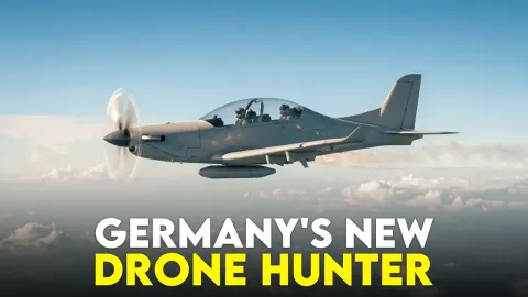 Germany's Pulse P19 Hunter Drone Designed to Take Down Kamikaze Drones