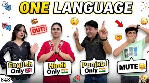 Family Language Challenge: Speaking Only One Language for 24 Hours