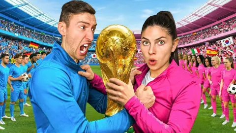 Boys and Girls Face Off in a Fun Soccer Challenge Series