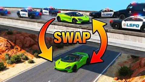 How a Magical Button Lets Players Swap Cars and Trick Police in GTA 5 RP