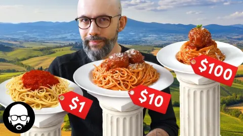 Making Spaghetti and Meatballs on a Budget from $1 to $100
