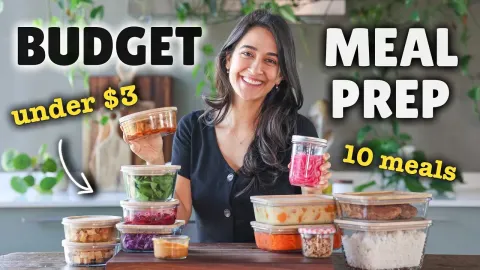 Budget Meal Prep 10 Meals in One Hour for Under 30 Euros