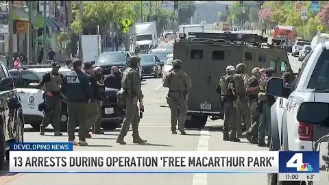 MacArthur Park Drug Raid Nets 13 Arrests in Ongoing Crackdown