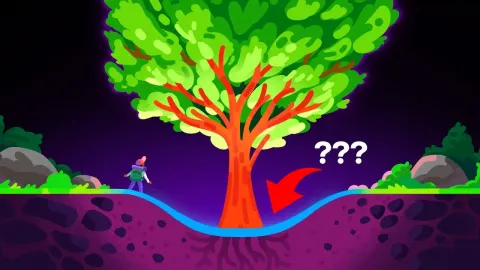How Trees Grow Massive Without Digging Holes in the Ground