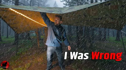 Helikon-Tex SuperTarp Durability Tested in Extreme Weather Conditions