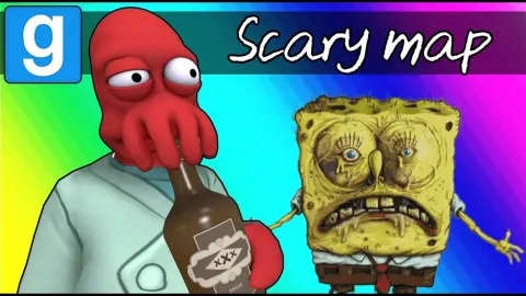 Exploring a SpongeBob-Themed Horror Map in Garry's Mod