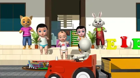 Educational Nursery Rhymes for Children with Little Johnny's Toy Collection