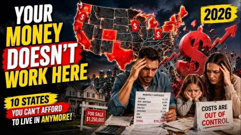 10 US States Becoming Unaffordable for Middle Class Families by 2026