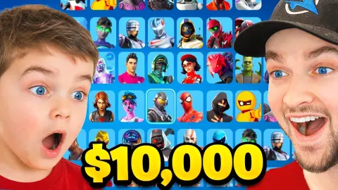 Upgrading My Son's Fortnite Account with Over $10,000 in Prizes