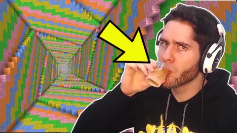 Minecraft Dropper Challenge Gets a Wild Twist With a Shot Every Time You Die