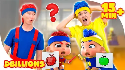 Learn About Red and Green Fruits with Baby DB and Colorful Songs
