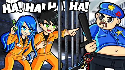 Human Fall Flat Prison Escape Challenge Featuring Barry the Guard