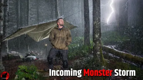 Solo Storm Camping in the Mountains Ends in Disaster