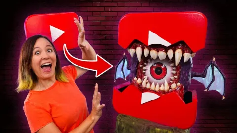 Wicked Makers Transform the YouTube Logo Into a Terrifying Animatronic Monster for Halloween