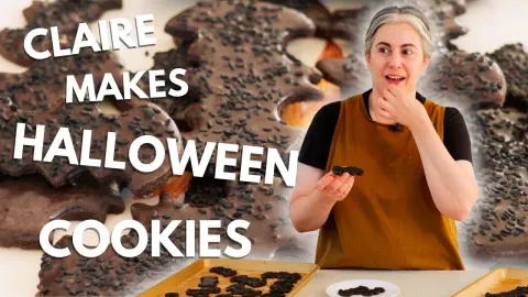 Claire Saffitz Shares Her Black Sesame Sugar Cookie Recipe for a Fun Halloween Baking Project