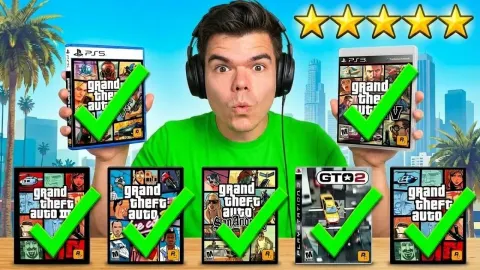 Attempting to Reach Five Stars in Every Grand Theft Auto Game