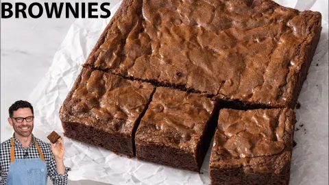 How to Make the Best Fudgy Brownies with a Shiny Crackly Top