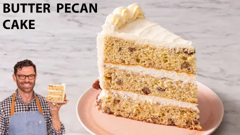 How to Make a Rich Butter Pecan Cake With Toasted Buttery Pecans