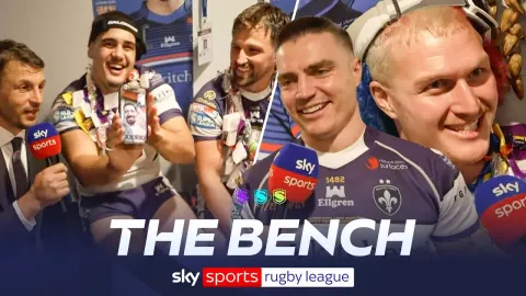 Wakefield Trinity Celebrate Super League Grand Final Win Inside Old Trafford Dressing Room