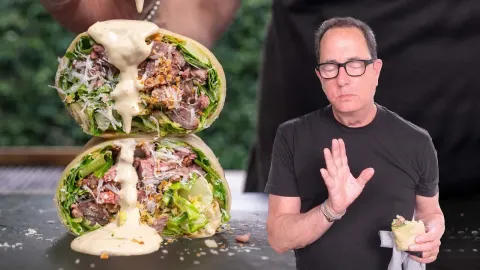 How to Make a Restaurant-Quality Steak Caesar Wrap at Home