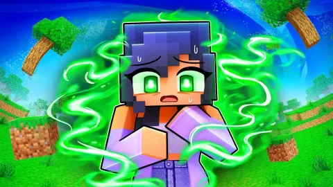 Aphmau Transforms Into a Giant Green Monster in Minecraft Chaos