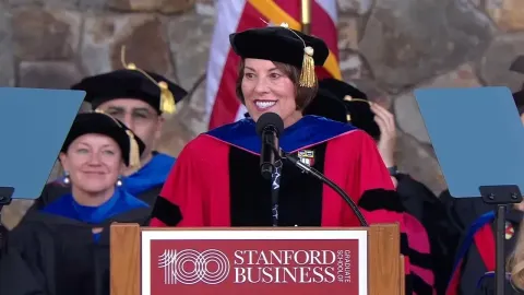 Dean Sarah A. Soule Celebrates the 100th Graduating Class at Commencement