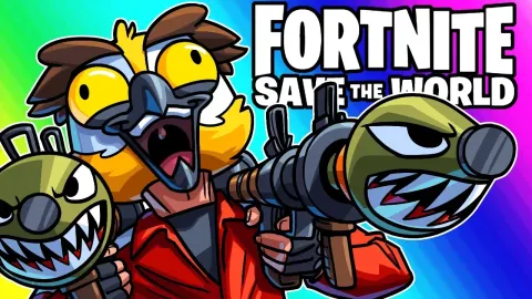 Fortnite Save the World Rocket Launcher Gameplay and Co-op Missions