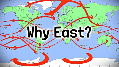 Why Solar Eclipses Move From West to East Across the Sky