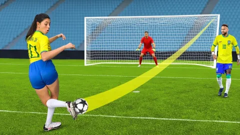Recreating Neymar's Most Iconic Goals in a Fun Challenge