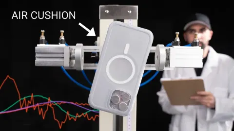 Phone Case With Airbag Technology Tested With Accelerometer Data
