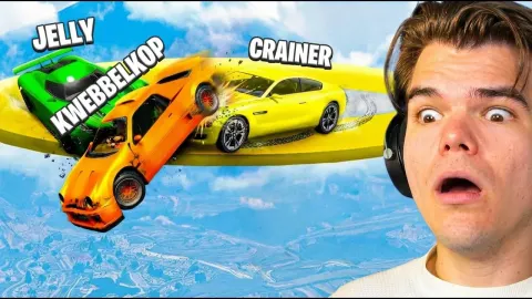 GTA 5 Sumo Match Between Jelly, Crainer, and Kwebbelkop