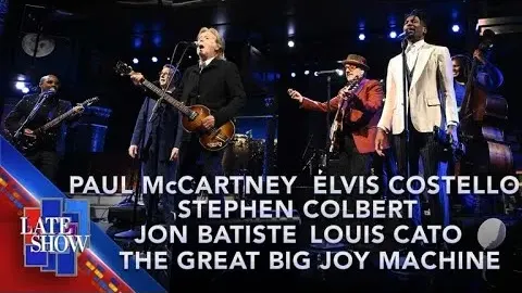 Paul McCartney and Elvis Costello Perform a Medley of Jump Up and Hello Goodbye