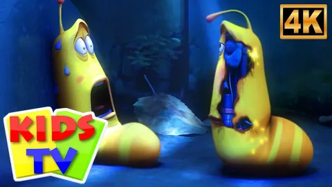 Yellow Terminator and Larva Go on a Fun Adventure in This Kids Cartoon